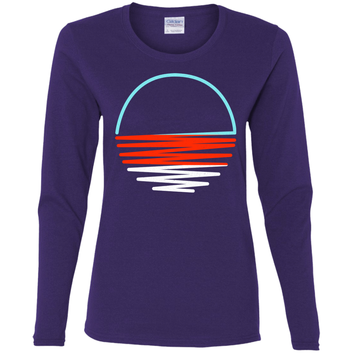 T-Shirts Purple / S Sunset Shine Women's Long Sleeve T-Shirt