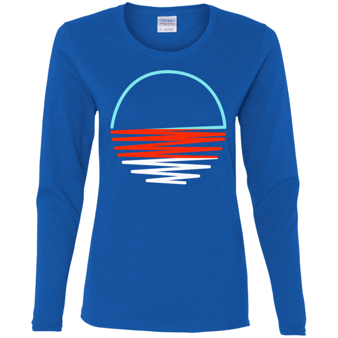 T-Shirts Royal / S Sunset Shine Women's Long Sleeve T-Shirt