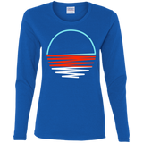 T-Shirts Royal / S Sunset Shine Women's Long Sleeve T-Shirt