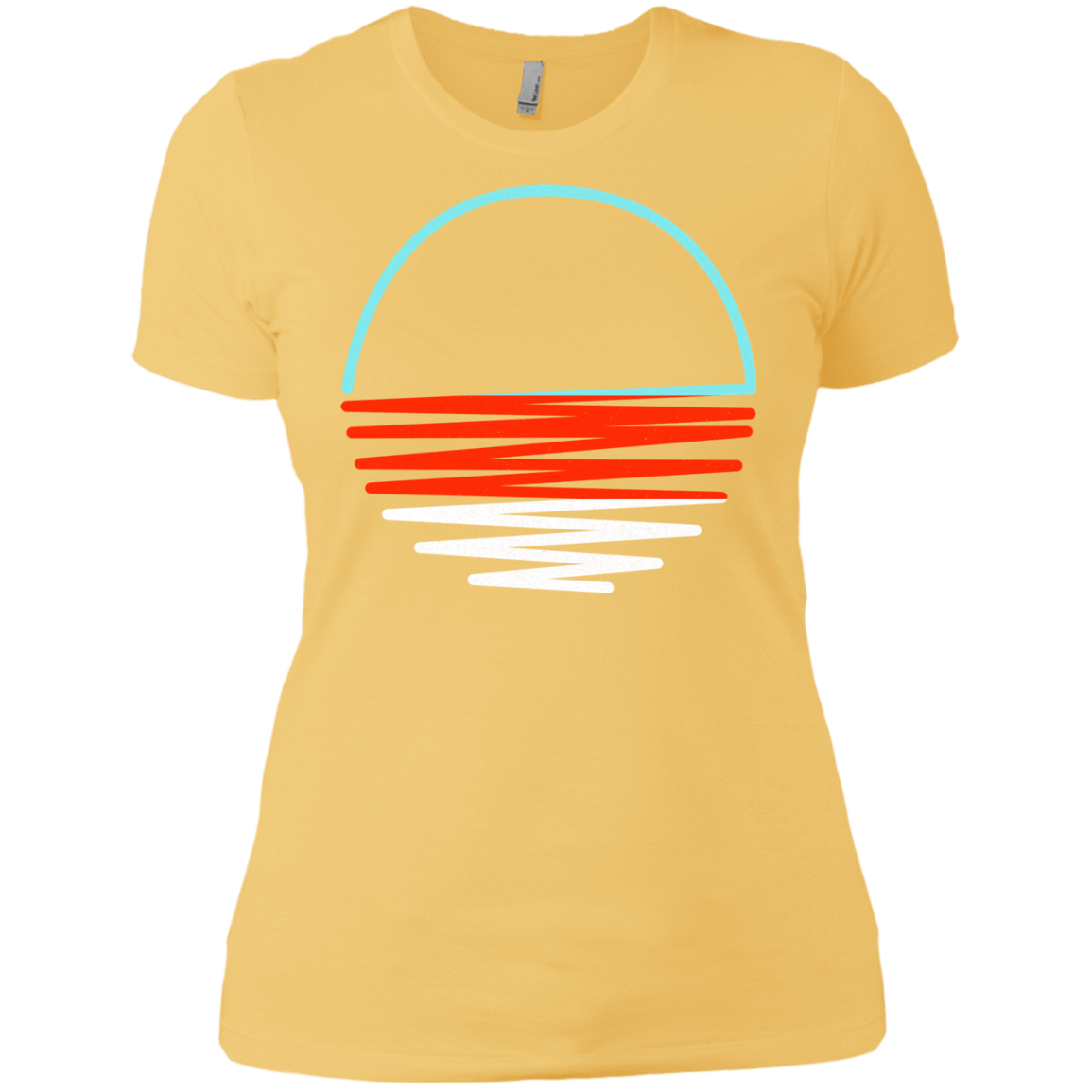 T-Shirts Banana Cream/ / X-Small Sunset Shine Women's Premium T-Shirt