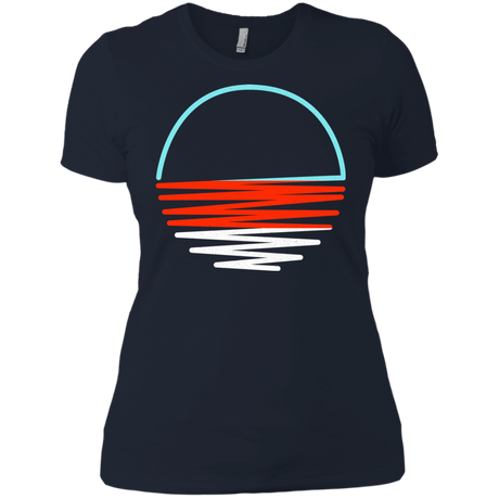 T-Shirts Midnight Navy / X-Small Sunset Shine Women's Premium T-Shirt