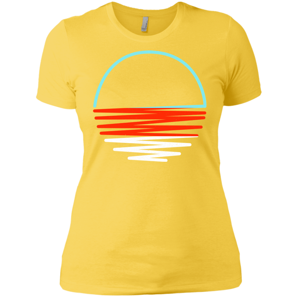 T-Shirts Vibrant Yellow / X-Small Sunset Shine Women's Premium T-Shirt