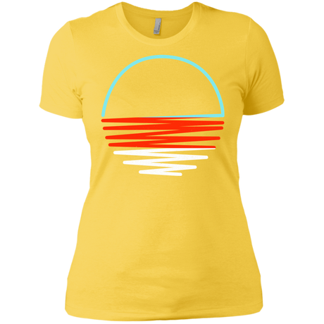 T-Shirts Vibrant Yellow / X-Small Sunset Shine Women's Premium T-Shirt