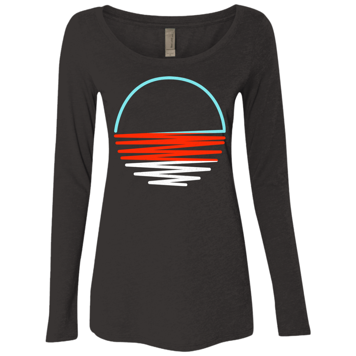 Sunset Shine Women's Triblend Long Sleeve Shirt