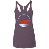 Sunset Shine Women's Triblend Racerback Tank