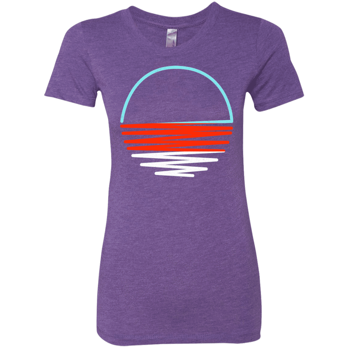 T-Shirts Purple Rush / S Sunset Shine Women's Triblend T-Shirt