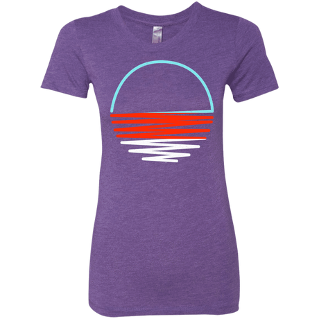 T-Shirts Purple Rush / S Sunset Shine Women's Triblend T-Shirt