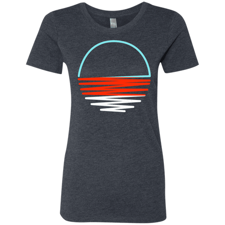 T-Shirts Vintage Navy / S Sunset Shine Women's Triblend T-Shirt