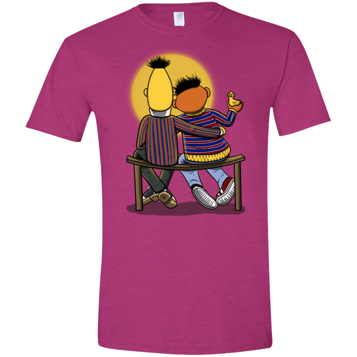 T-Shirts Antique Heliconia / S Sunset Street Men's Semi-Fitted Softstyle