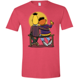 T-Shirts Heather Red / S Sunset Street Men's Semi-Fitted Softstyle