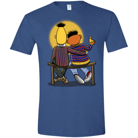 T-Shirts Heather Royal / X-Small Sunset Street Men's Semi-Fitted Softstyle