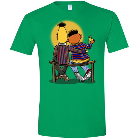 T-Shirts Irish Green / S Sunset Street Men's Semi-Fitted Softstyle