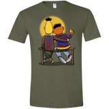 T-Shirts Military Green / S Sunset Street Men's Semi-Fitted Softstyle