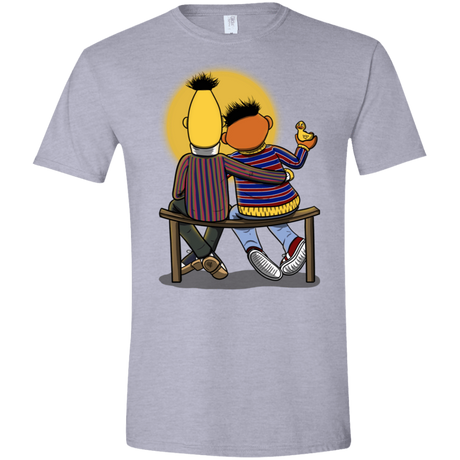 T-Shirts Sport Grey / X-Small Sunset Street Men's Semi-Fitted Softstyle