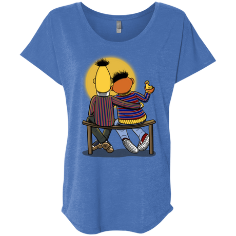 T-Shirts Vintage Royal / X-Small Sunset Street Triblend Dolman Sleeve