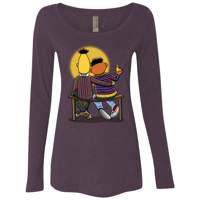 T-Shirts Vintage Purple / S Sunset Street Women's Triblend Long Sleeve Shirt
