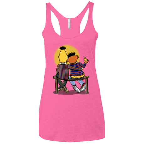 T-Shirts Vintage Pink / X-Small Sunset Street Women's Triblend Racerback Tank