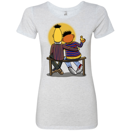 T-Shirts Heather White / S Sunset Street Women's Triblend T-Shirt