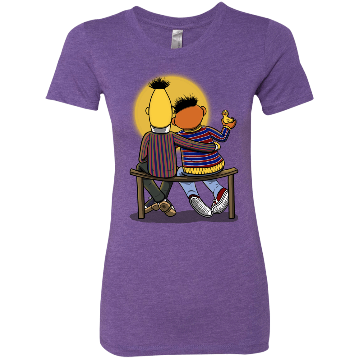 T-Shirts Purple Rush / S Sunset Street Women's Triblend T-Shirt