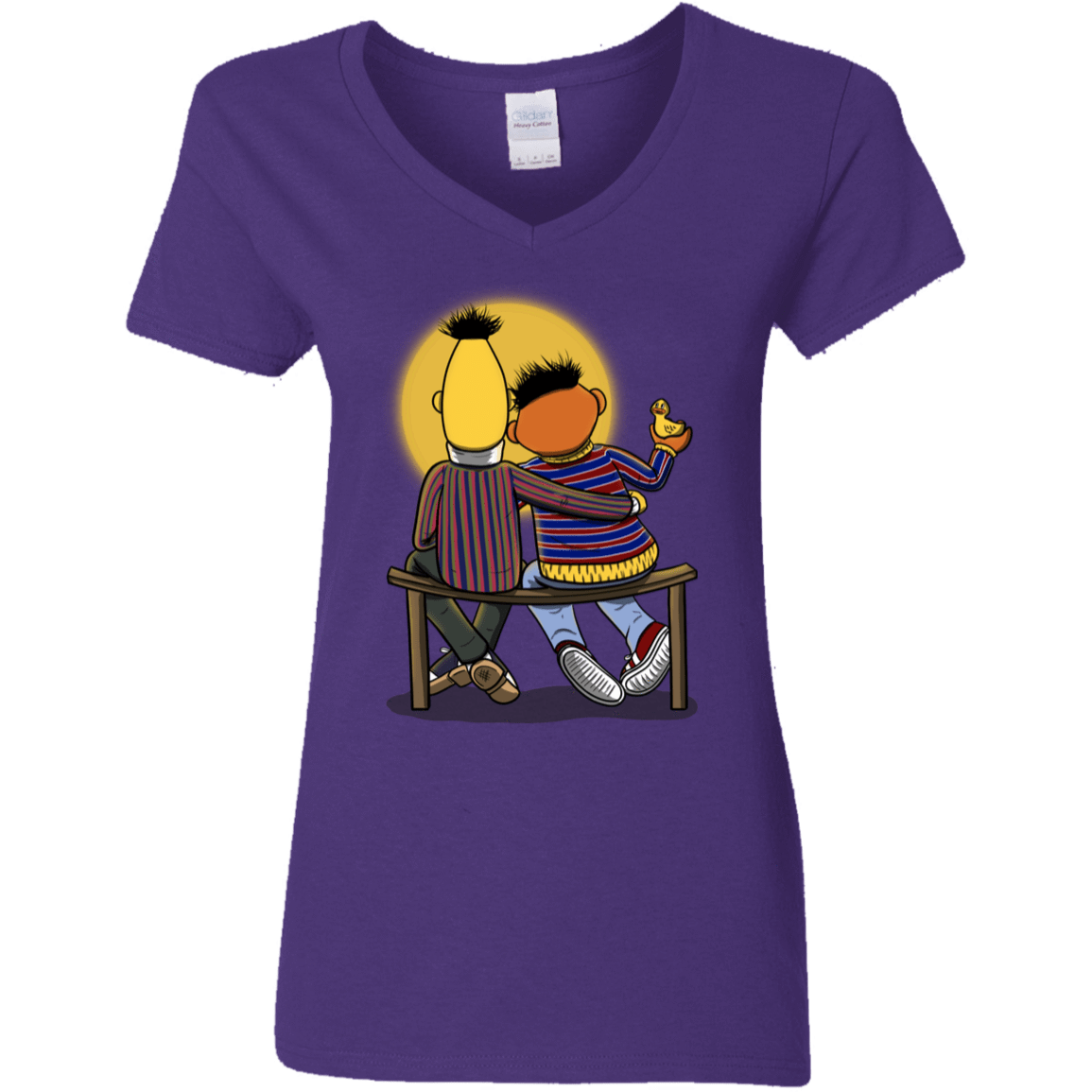 T-Shirts Purple / S Sunset Street Women's V-Neck T-Shirt