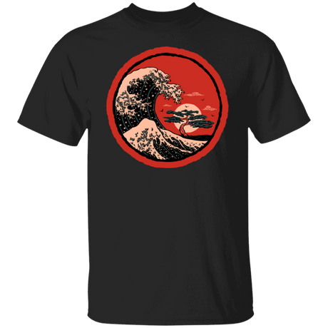 T-Shirts Black / S Sunset Wave Bonsai T-Shirt