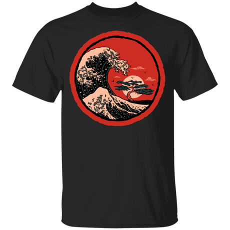 T-Shirts Black / YXS Sunset Wave Bonsai Youth T-Shirt