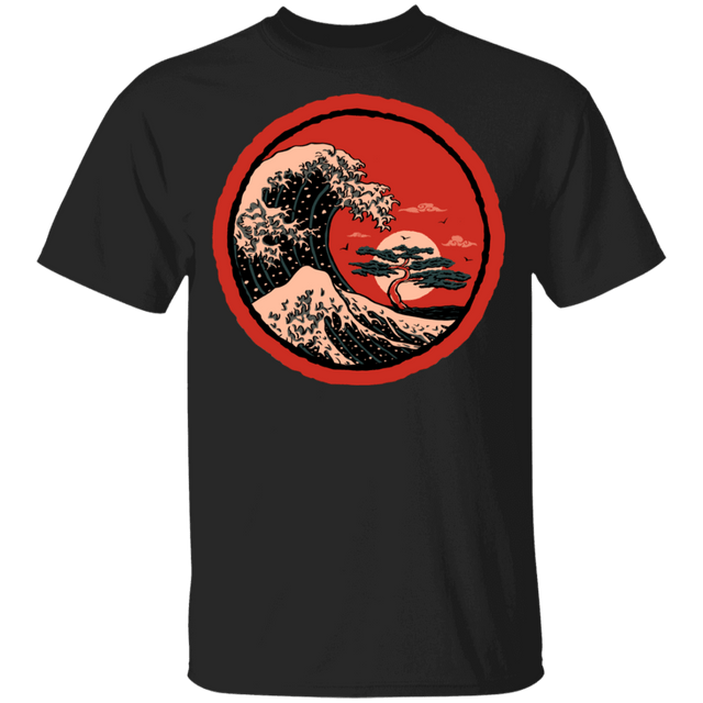 T-Shirts Black / YXS Sunset Wave Bonsai Youth T-Shirt