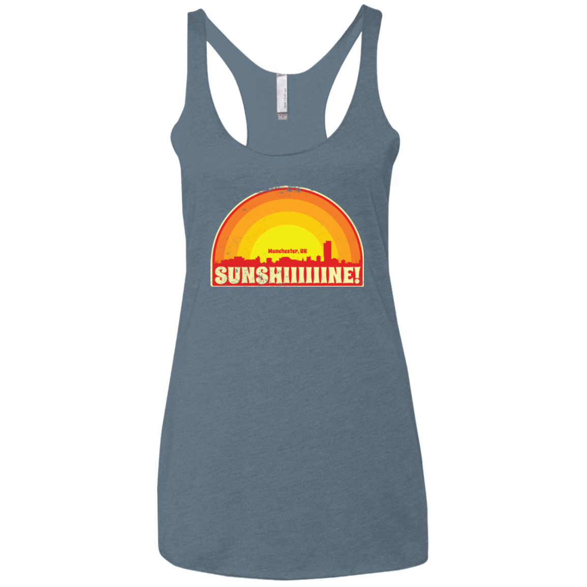 T-Shirts Indigo / X-Small Sunshine Women's Triblend Racerback Tank