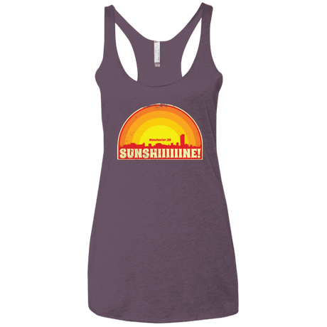 T-Shirts Vintage Purple / X-Small Sunshine Women's Triblend Racerback Tank