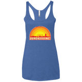 T-Shirts Vintage Royal / X-Small Sunshine Women's Triblend Racerback Tank
