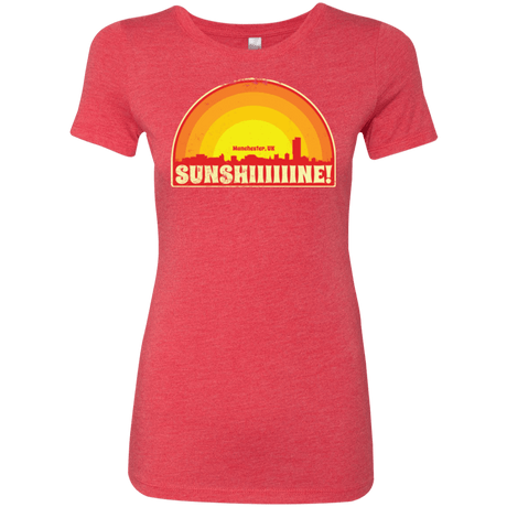 T-Shirts Vintage Red / Small Sunshine Women's Triblend T-Shirt