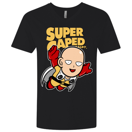 T-Shirts Black / X-Small Super Caped Baldy (1) Men's Premium V-Neck