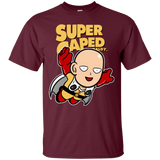 T-Shirts Maroon / Small Super Caped Baldy (1) T-Shirt