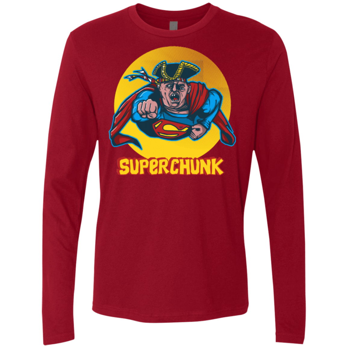 T-Shirts Cardinal / S Super Chunk Men's Premium Long Sleeve
