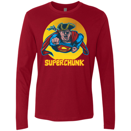 T-Shirts Cardinal / S Super Chunk Men's Premium Long Sleeve
