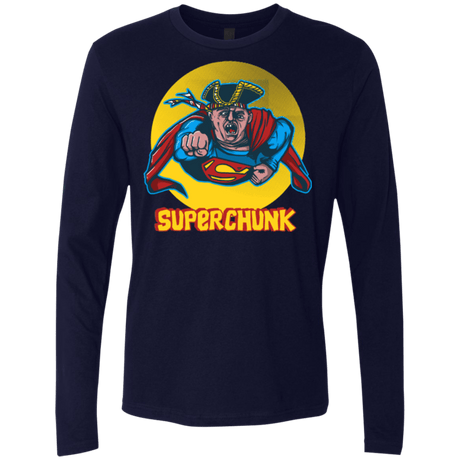 T-Shirts Midnight Navy / S Super Chunk Men's Premium Long Sleeve