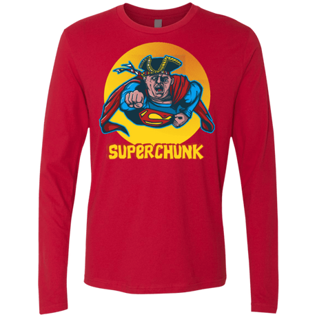 T-Shirts Red / S Super Chunk Men's Premium Long Sleeve