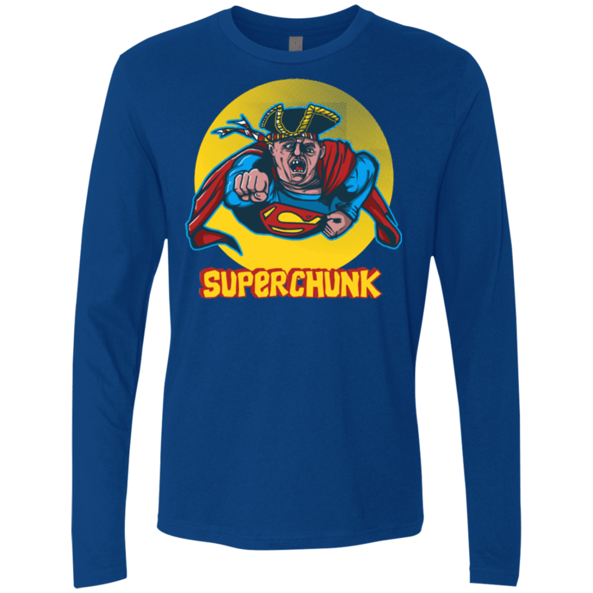 T-Shirts Royal / S Super Chunk Men's Premium Long Sleeve