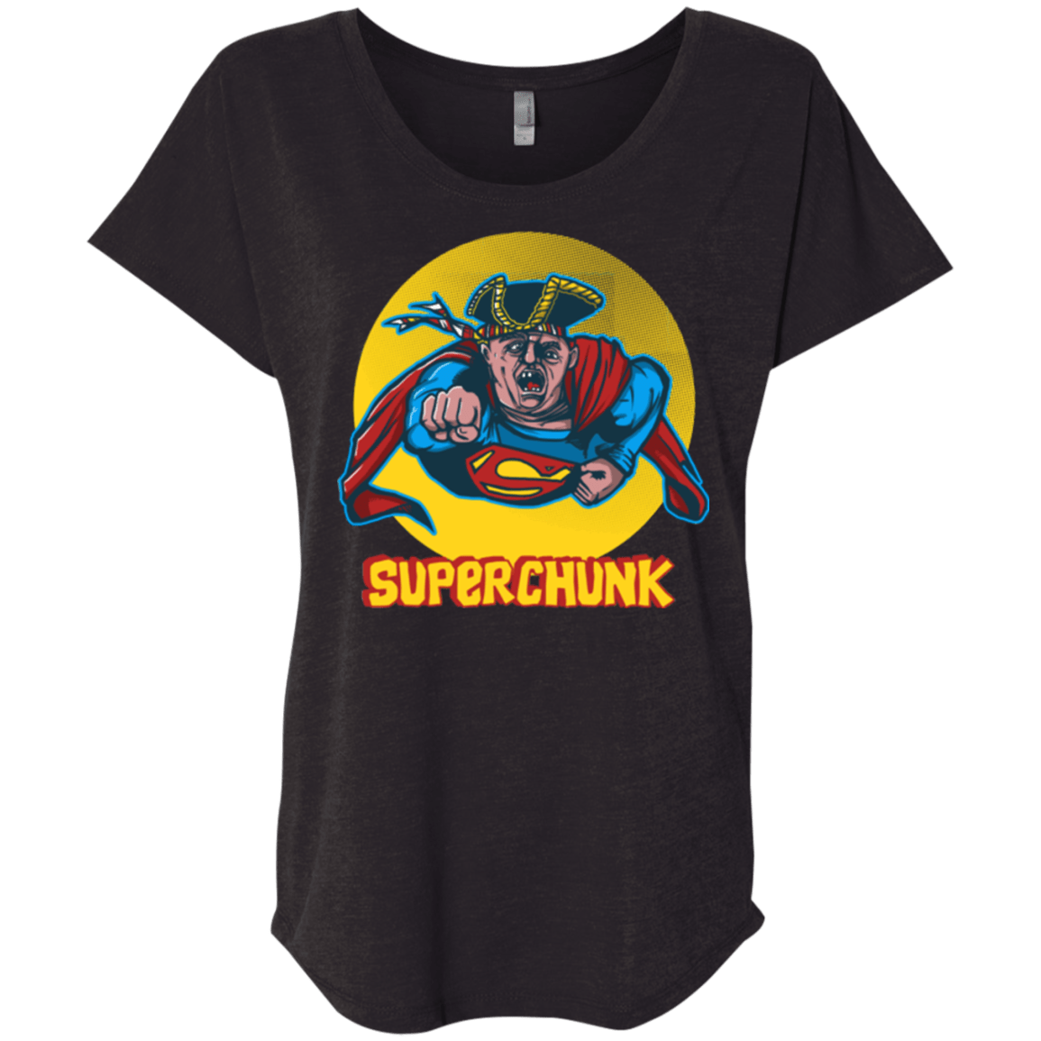 T-Shirts Vintage Black / X-Small Super Chunk Triblend Dolman Sleeve