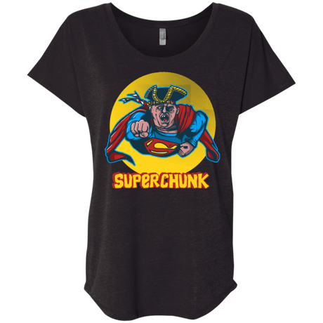 T-Shirts Vintage Black / X-Small Super Chunk Triblend Dolman Sleeve