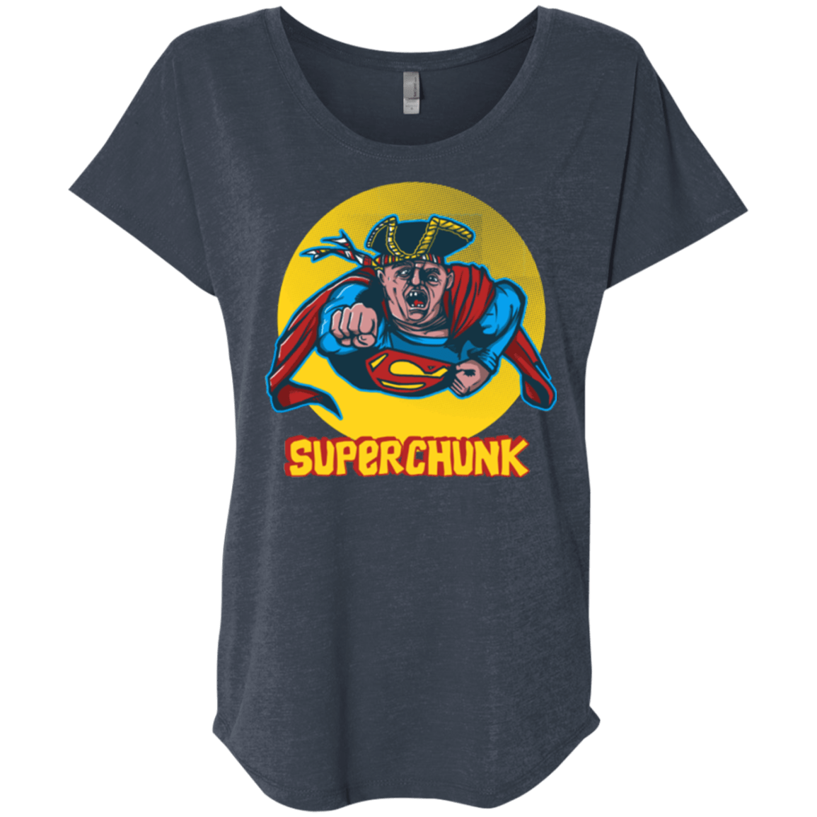 T-Shirts Vintage Navy / X-Small Super Chunk Triblend Dolman Sleeve