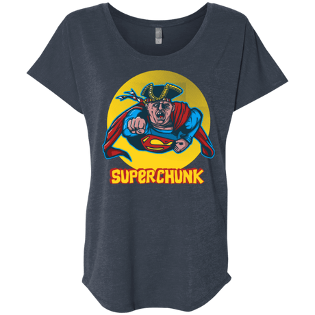 T-Shirts Vintage Navy / X-Small Super Chunk Triblend Dolman Sleeve