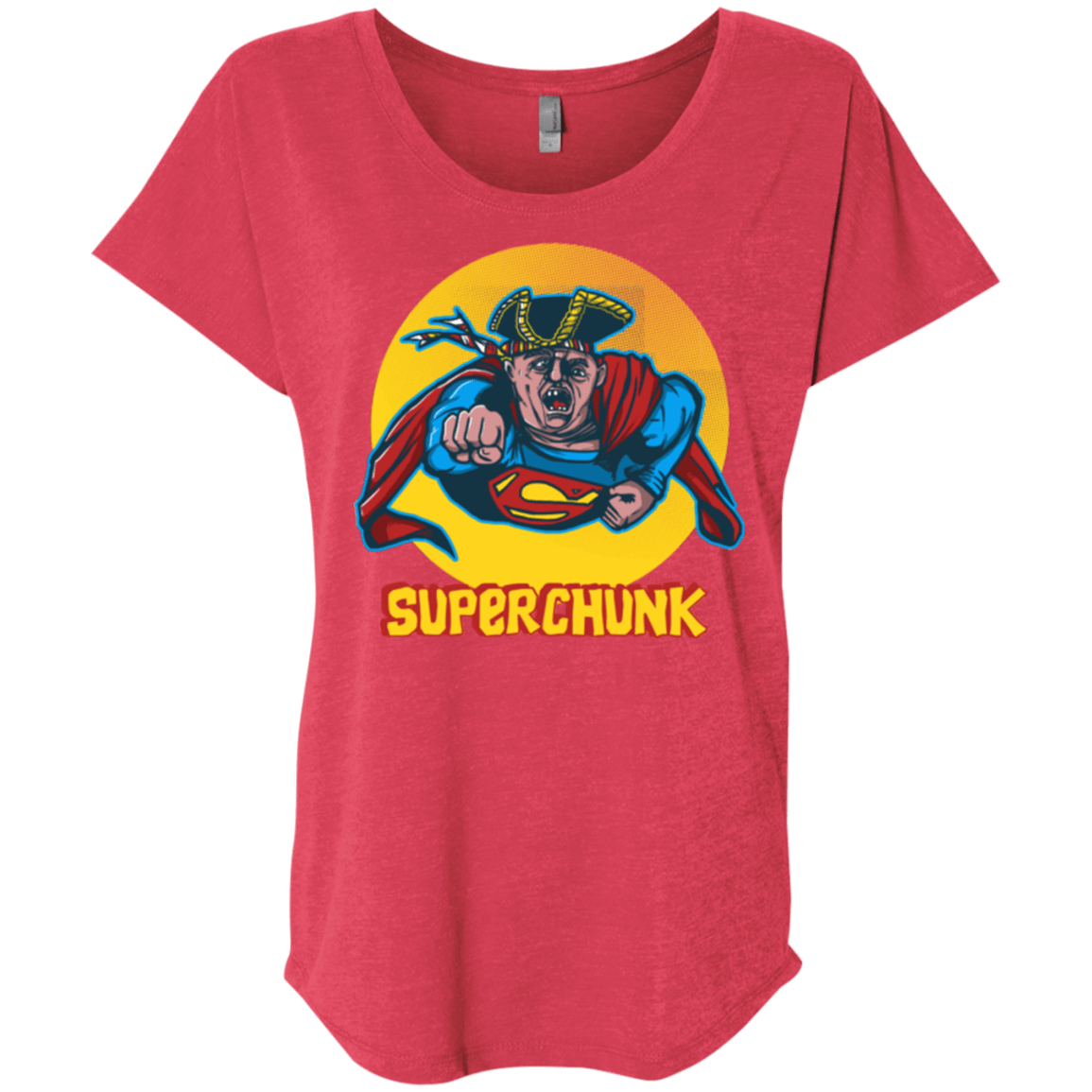 T-Shirts Vintage Red / X-Small Super Chunk Triblend Dolman Sleeve