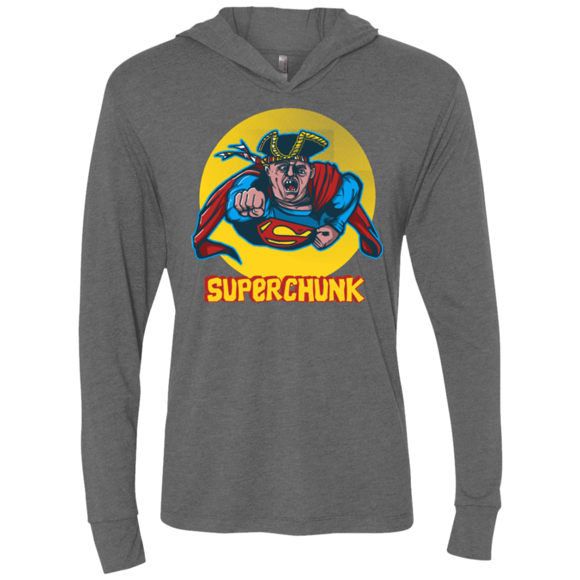 T-Shirts Premium Heather / X-Small Super Chunk Triblend Long Sleeve Hoodie Tee