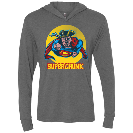 T-Shirts Premium Heather / X-Small Super Chunk Triblend Long Sleeve Hoodie Tee