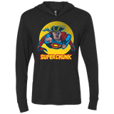 T-Shirts Vintage Black / X-Small Super Chunk Triblend Long Sleeve Hoodie Tee
