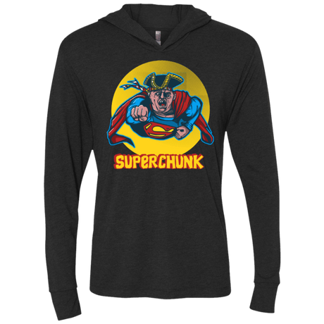 T-Shirts Vintage Black / X-Small Super Chunk Triblend Long Sleeve Hoodie Tee
