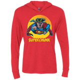 T-Shirts Vintage Red / X-Small Super Chunk Triblend Long Sleeve Hoodie Tee