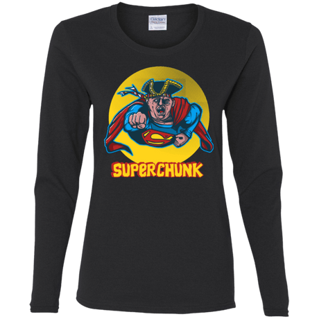 T-Shirts Black / S Super Chunk Women's Long Sleeve T-Shirt