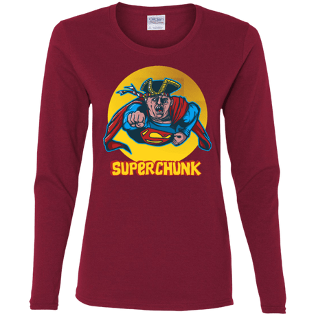 T-Shirts Cardinal / S Super Chunk Women's Long Sleeve T-Shirt